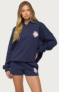 Edikted Beach Bloom Hoodie
