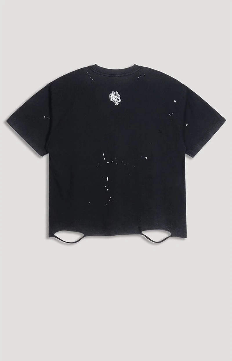 DARC SPORT ATHLETICS SSDDNFGU N.R.G. Grunge Raw Hem T-Shirt
