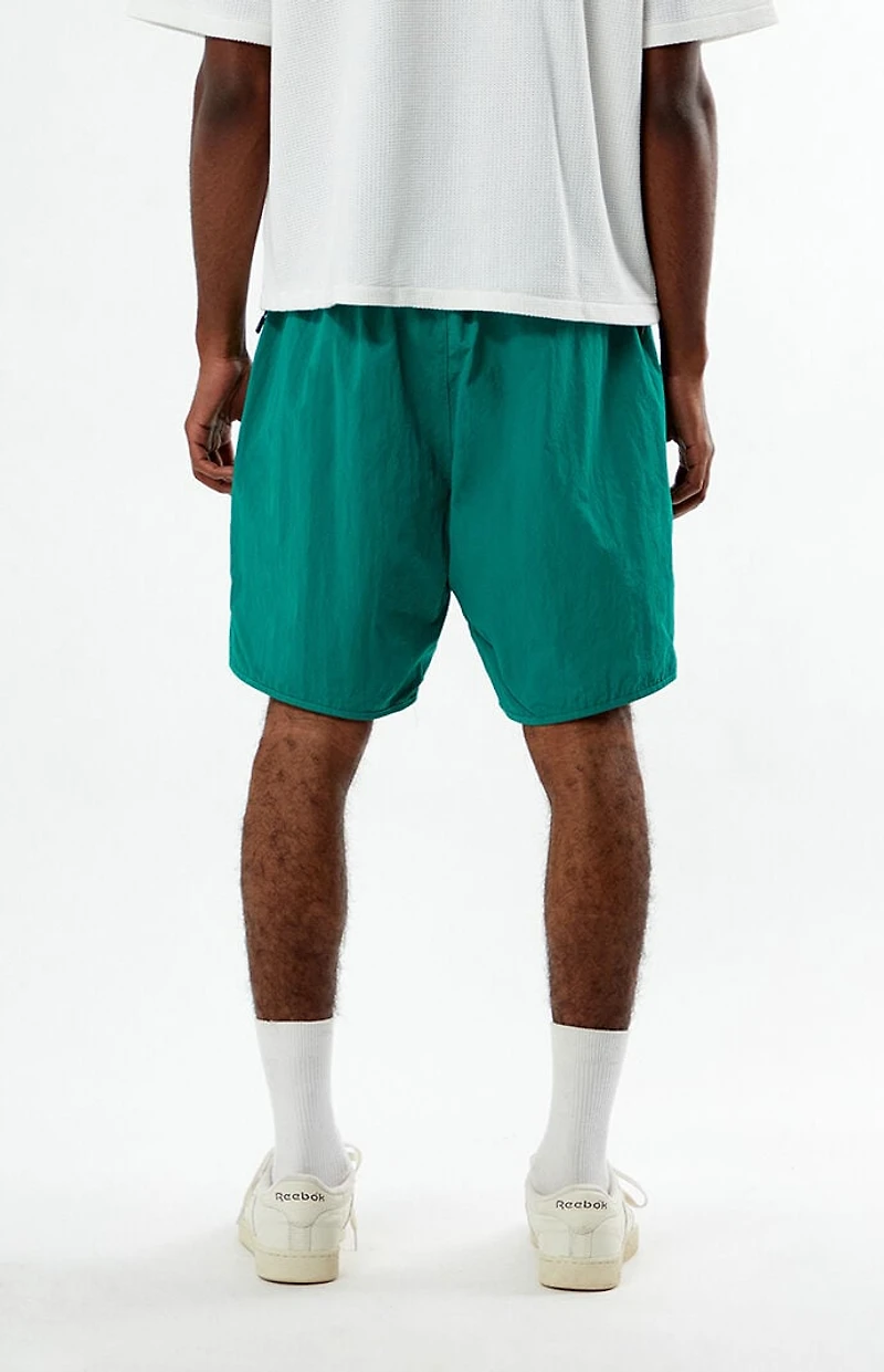 True Religion Curved Nylon Shorts