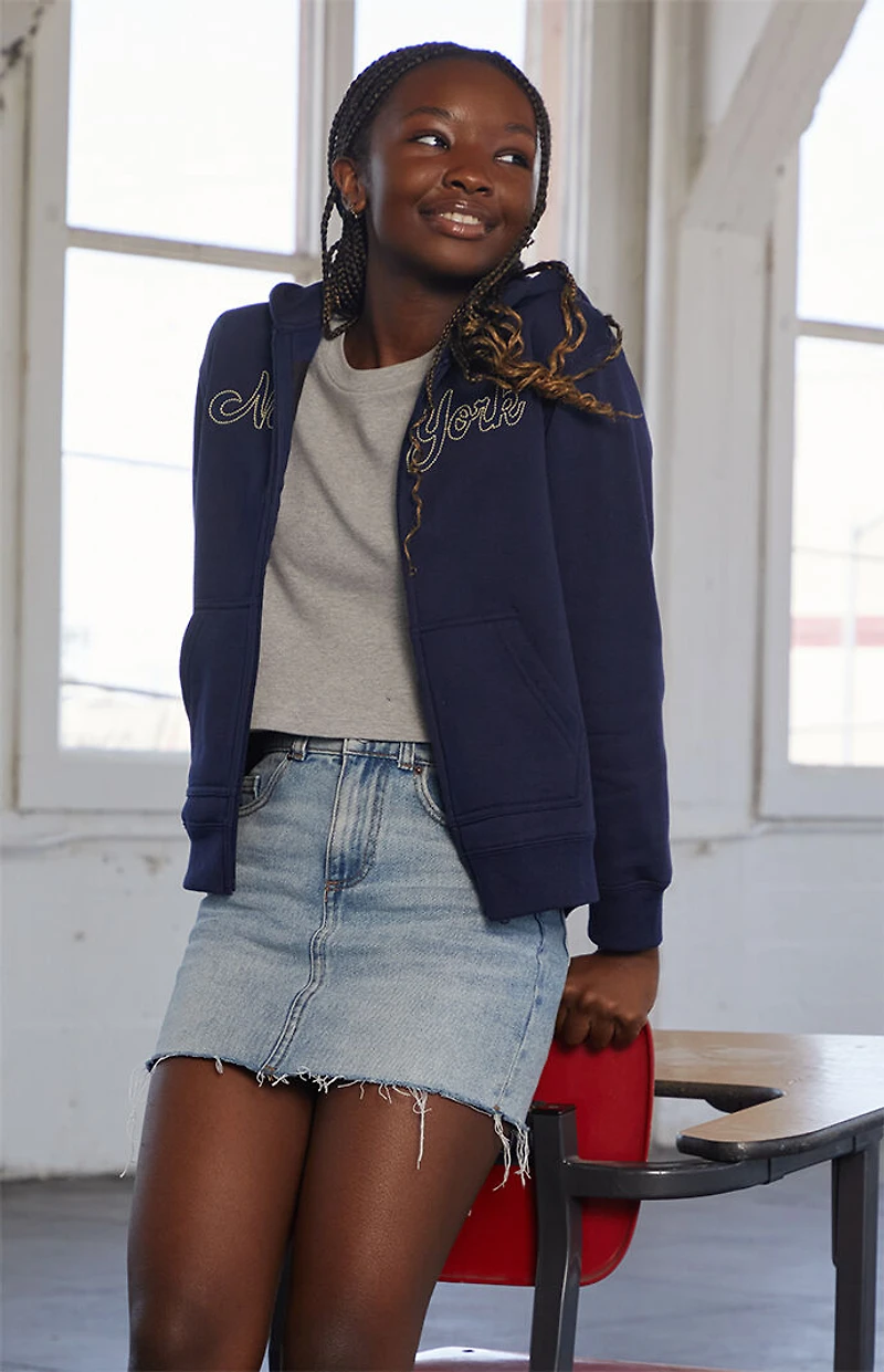 Pacsun Kids Medium Indigo Denim Mini Skirt