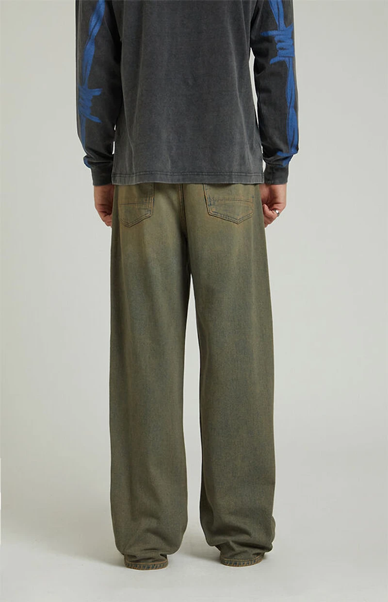 Pacsun Blake Tinted Extreme Baggy Jeans Medium Indigo