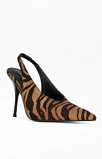 AZALEA WANG Women's Doreen Tiger Stiletto Pumps