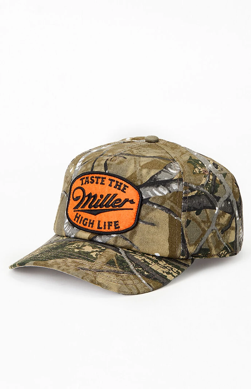 American Needle Miller High Life Camo Snapback Hat