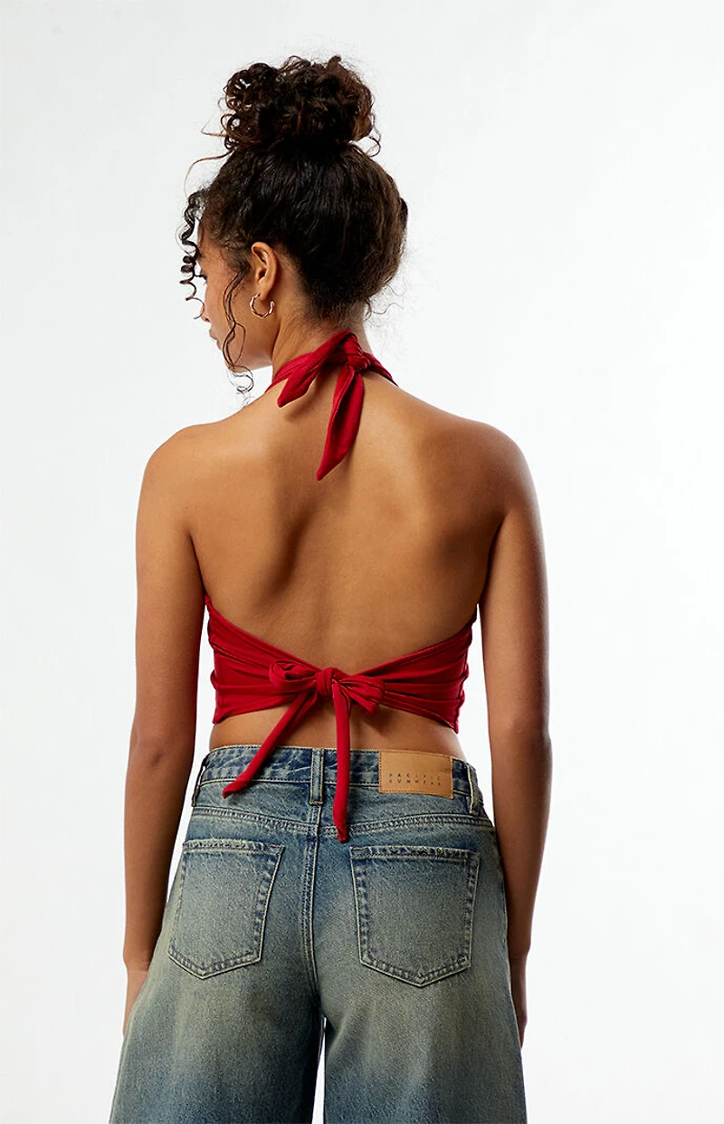 HYPE & VICE USC Trojans Tailgate Halter Top