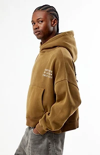 Pacsun Hustle Applique Cropped Hoodie