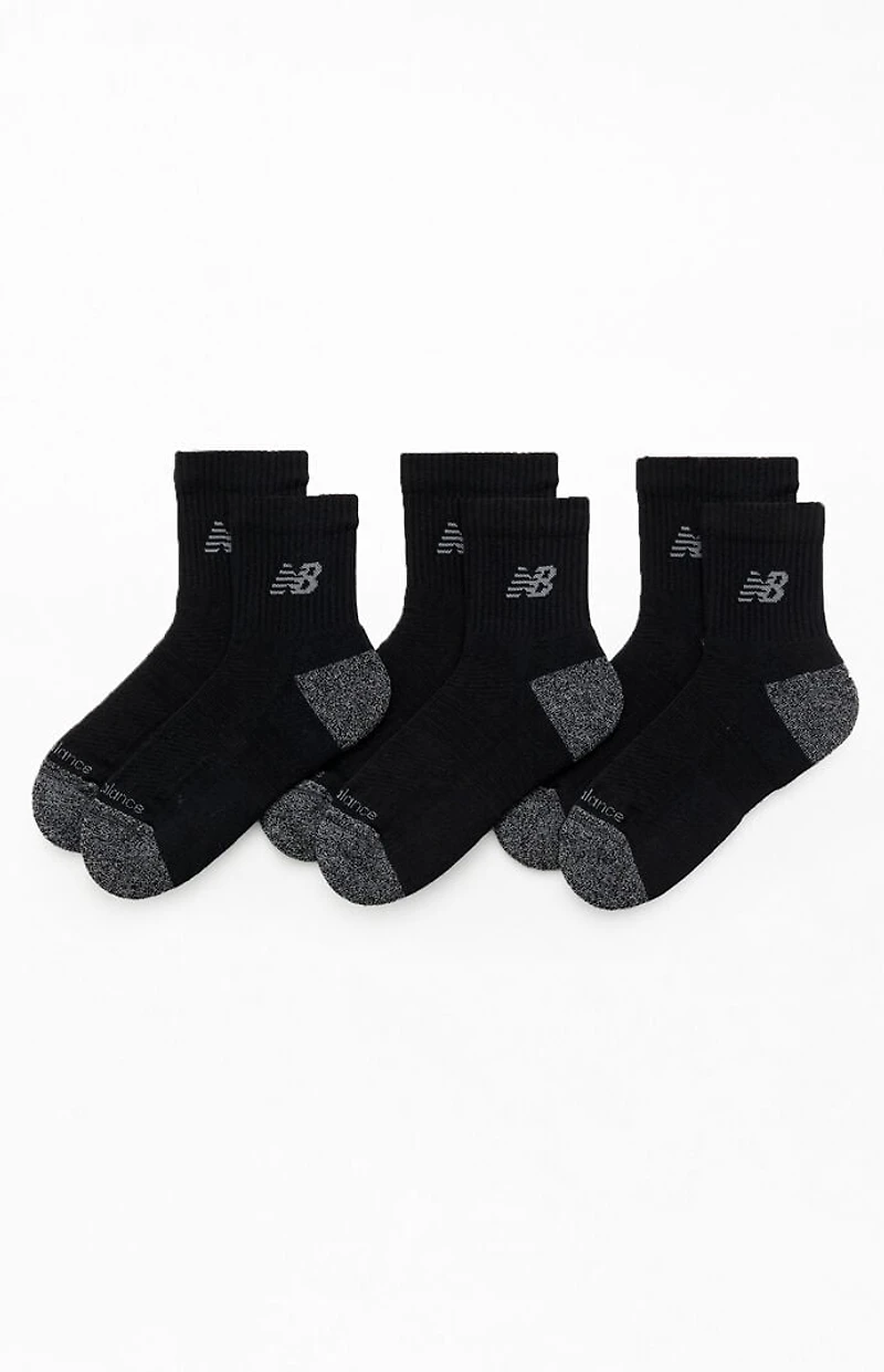 New Balance 3 Pack Active Quarter Socks