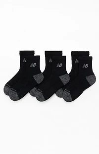 New Balance 3 Pack  Active Quarter Socks