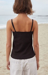 John Galt Heart Print Amara Tank Top