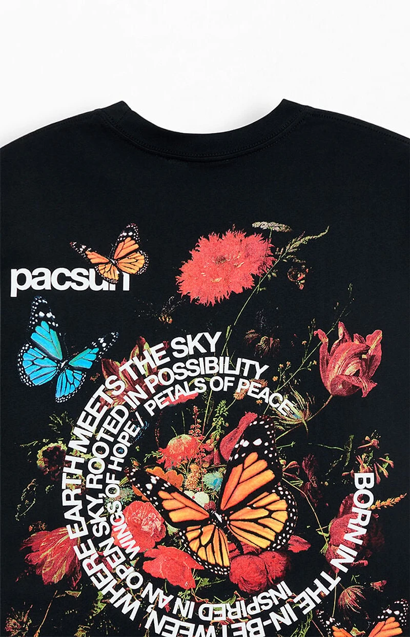 Pacsun Butterflies T-Shirt