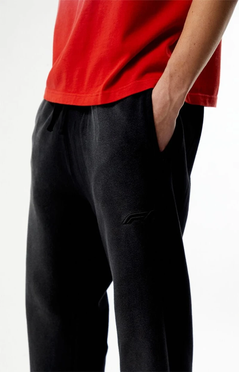 Formula 1 x Pacsun Las Vegas Washed Black Logo Sweatpants