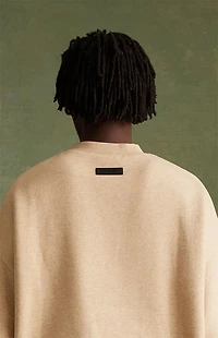 Fear of God ESSENTIALS Gold Heather Crew Neck Sweatshirt