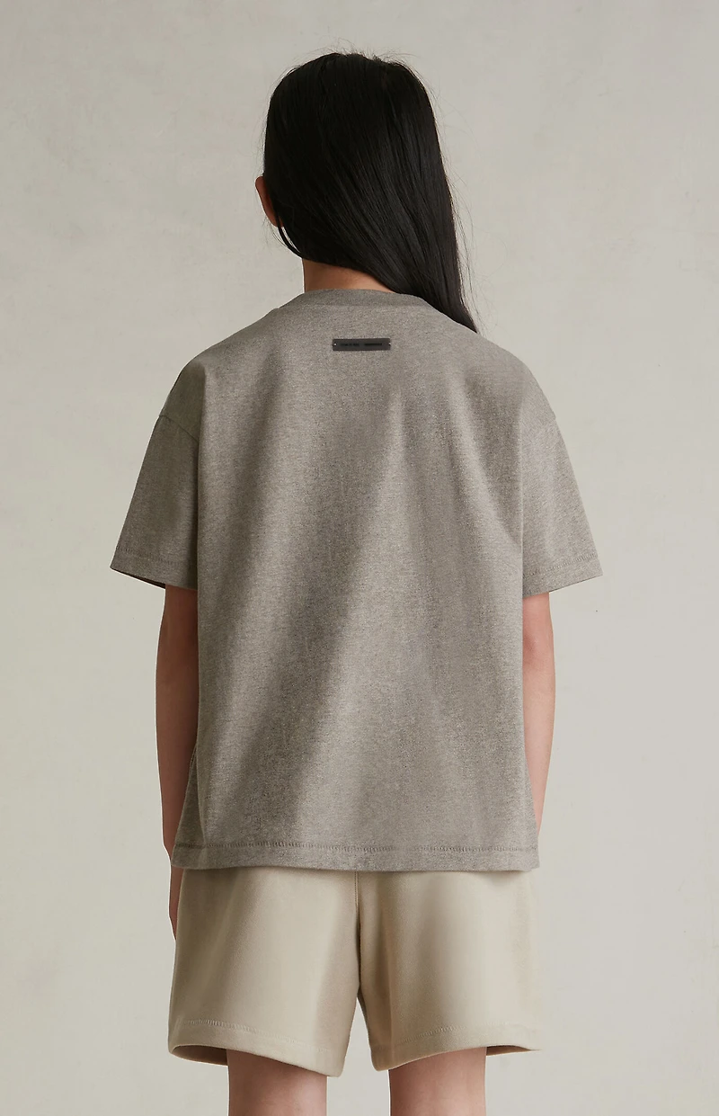 Fear of God ESSENTIALS Kids Homestead Heather Classic Crew Neck T-Shirt