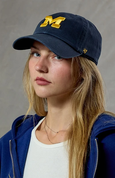 47 Brand Michigan State Clean-Up Strapback Hat