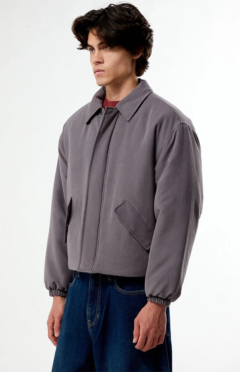 Pacsun Purple Ninety Puffer Jacket