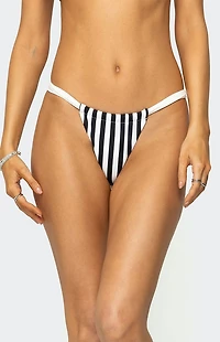 Edikted Dini Striped Bikini Bottom