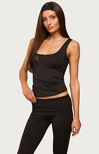 Edikted Kiarra Scoop Neck Tank Top