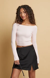 Beverly and Beck Hallie Off-The-Shoulder Sweater