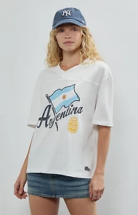HYPE & VICE Argentina Oversized Football Jersey