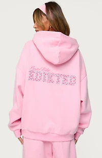 Edikted Pastel Edit Oversized Hoodie