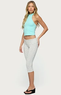 Edikted Ikara Backless High Neck Halter Top