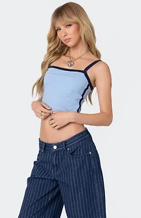 Edikted Francesca Contrast Tank Top
