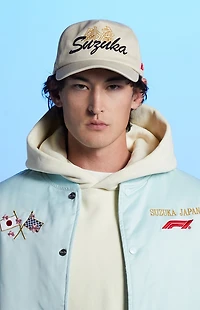 Formula 1 x Pacsun Suzuka Cream Racing Snapback Hat