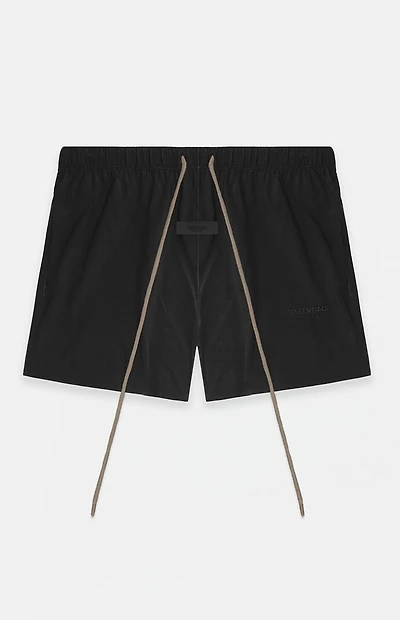 Fear of God ESSENTIALS Black Nylon Running Shorts