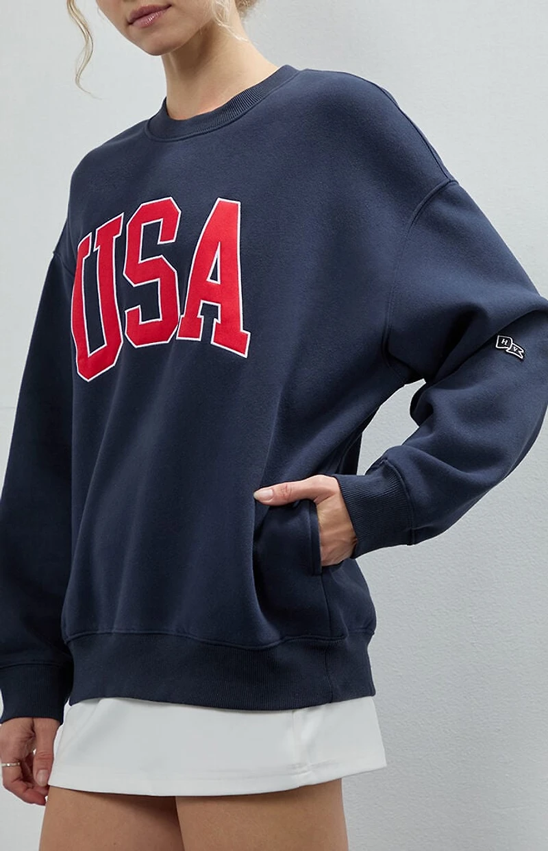 HYPE & VICE USA Offside Crew Neck Sweatshirt