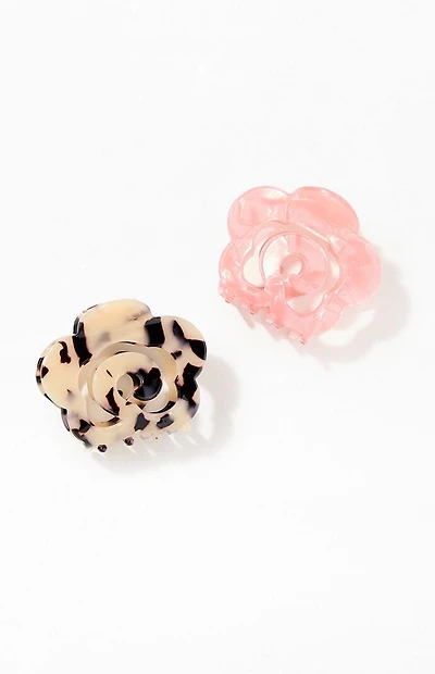 LA Hearts 2 Pack Rosette Hair Claw Clip