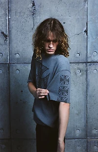 West Coast Choppers Cutoff Waffle Knit T-Shirt