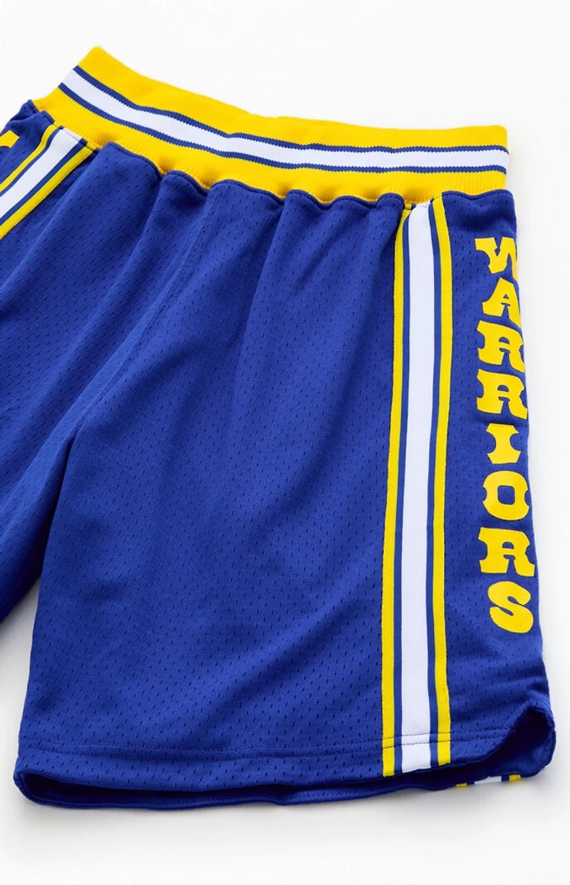Mitchell & Ness Golden State Warriors Road Basketball Shorts