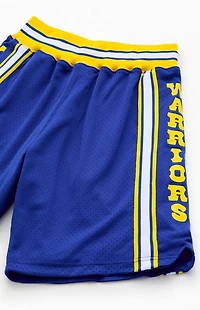 Mitchell & Ness Golden State Warriors Road Basketball Shorts