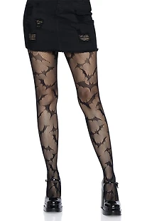 Leg Avenue Costume Bat Fishnet Tights