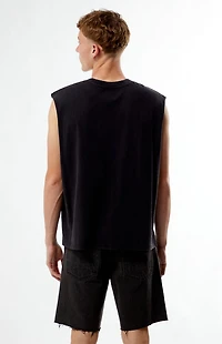 Pacsun Waves Cutoff Muscle T-Shirt