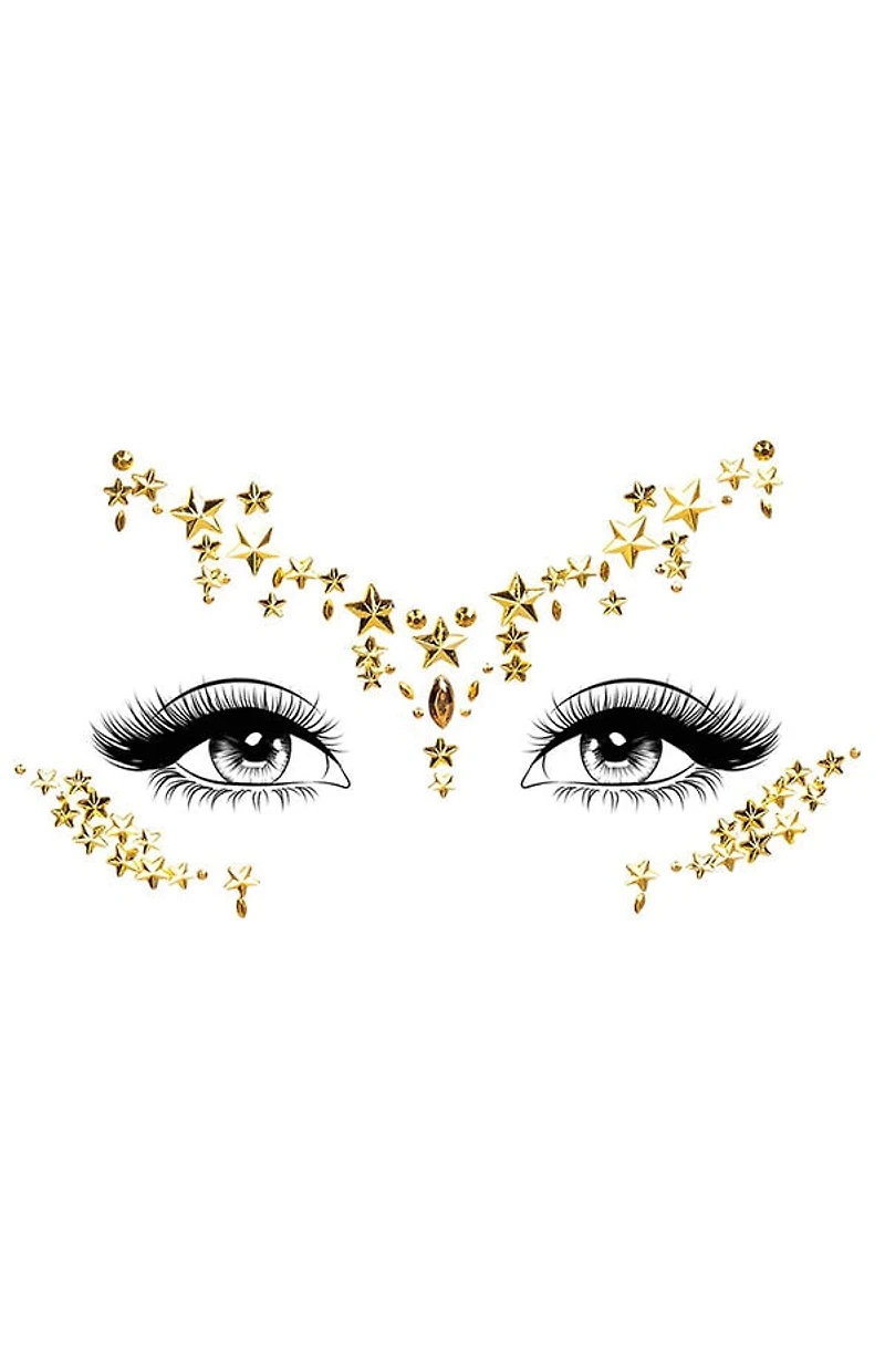 Leg Avenue Costume Star Sign Face Jewels Sticker