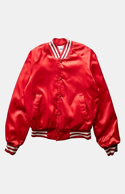PS VINTAGE '80s Satin Jacket Varsity