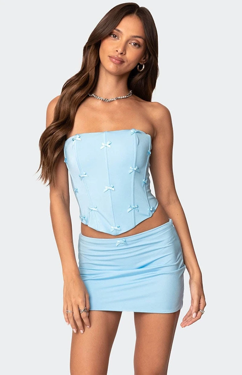 Edikted Lucinda Bow Detail Corset