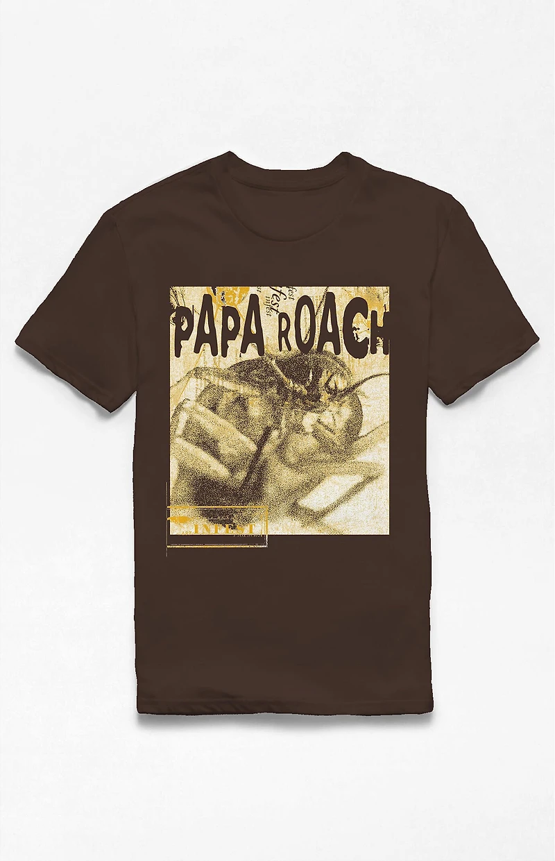 Papa Roach Brown Infest T-Shirt