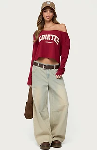 Edikted La Babe Off Shoulder Top