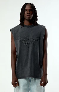 Pacsun Cyber Wings Cut Off Muscle T-Shirt