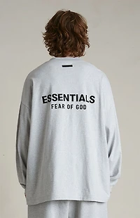 Fear of God ESSENTIALS Light Heather Grey Long Sleeve T-Shirt