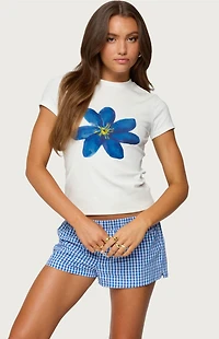 Edikted Marelle Flower Graphic T-Shirt