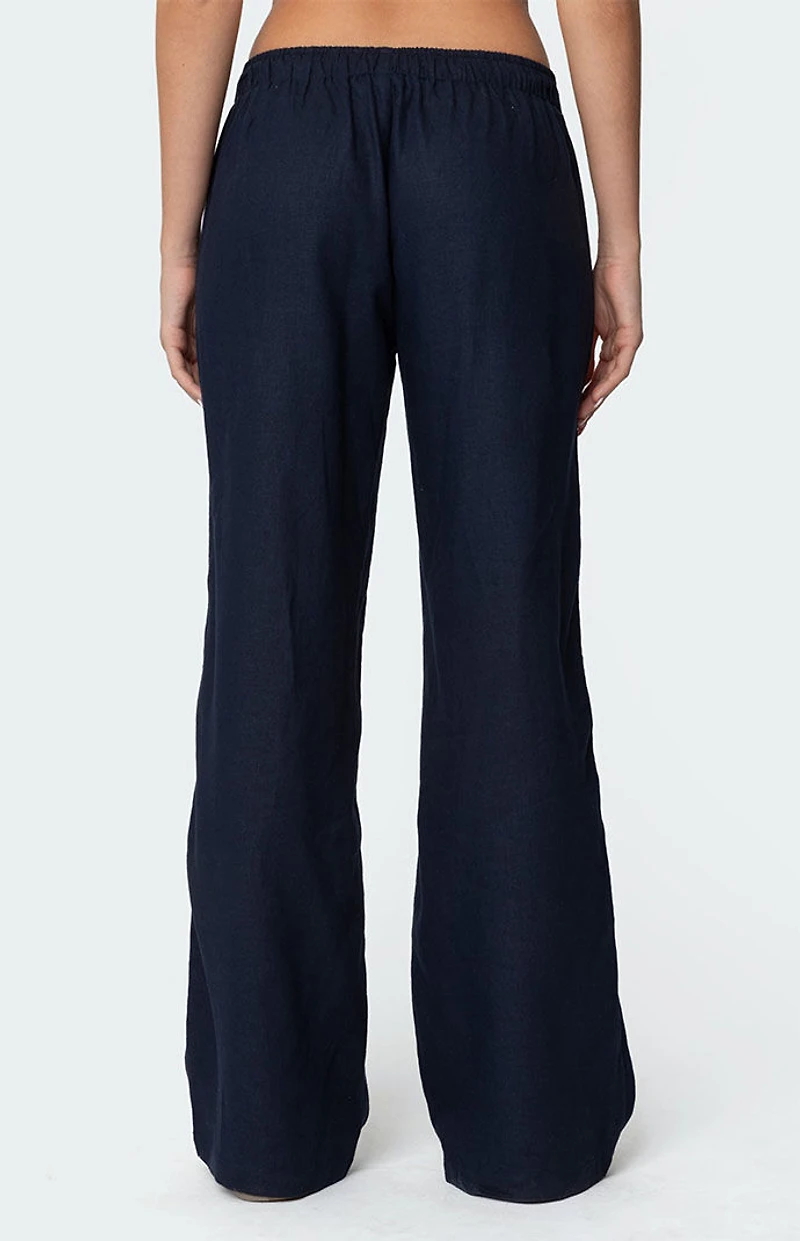 Edikted Yasmine Linen Look Pants