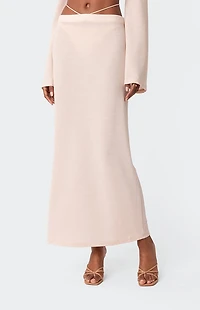 Edikted Celeste Low Rise Strap Maxi Skirt