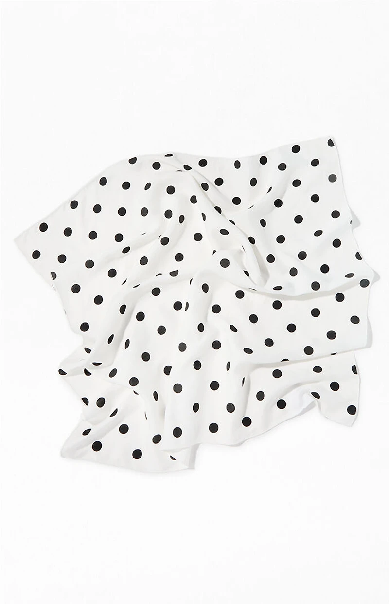 John Galt Polka Dot Headscarf