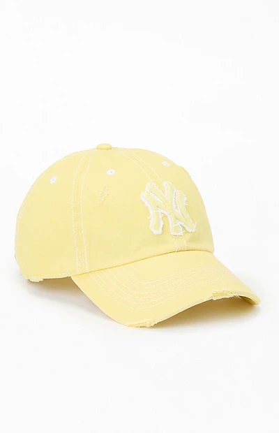 47 Brand NY Weathered Strapback Hat