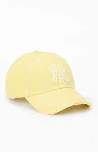 47 Brand NY Weathered Strapback Hat