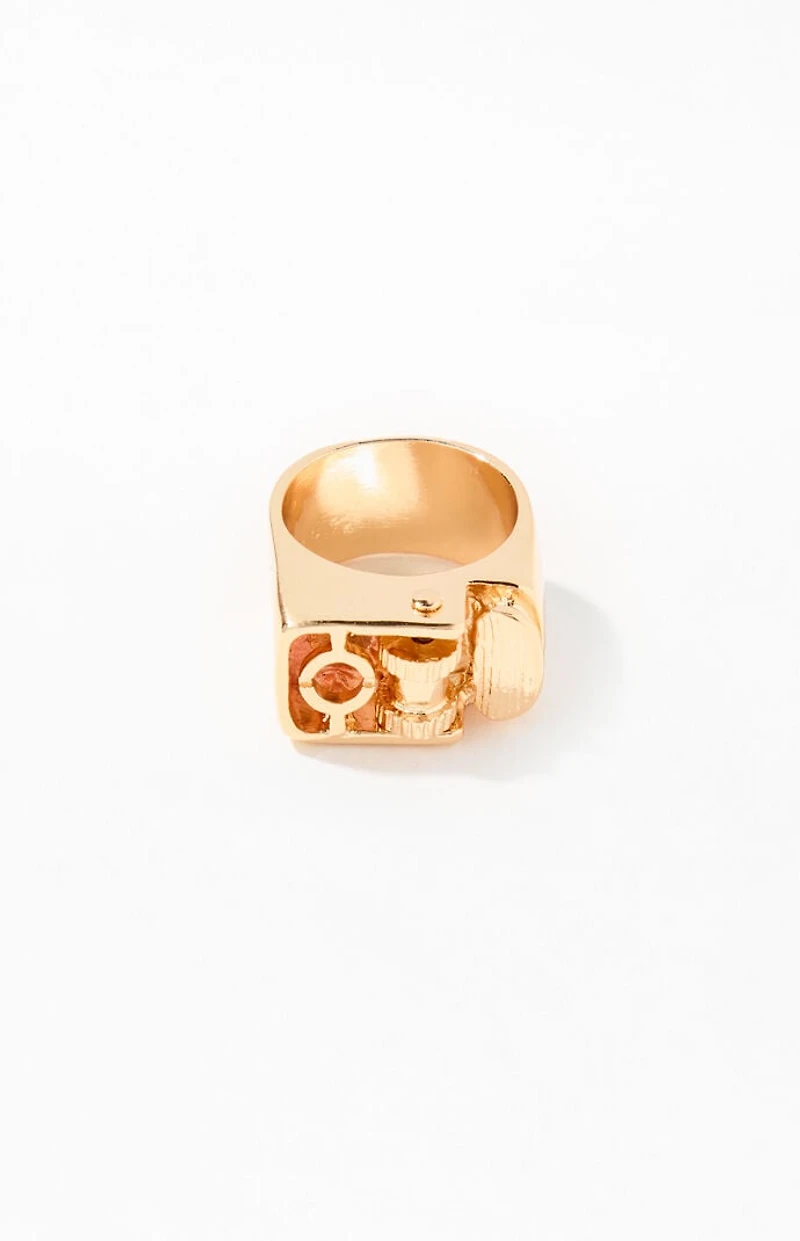 Pacsun Gold Lighter Ring