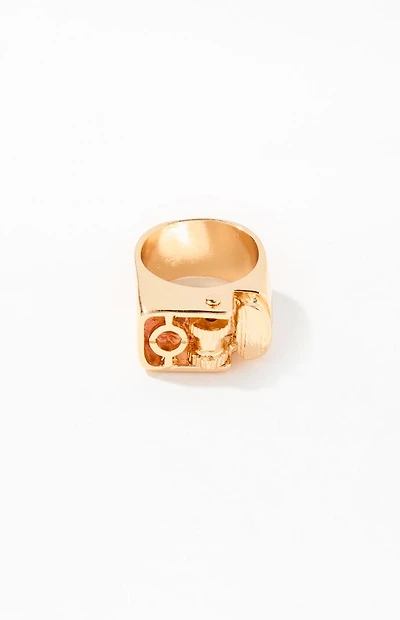Pacsun Gold Lighter Ring
