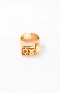 Pacsun Gold Lighter Ring